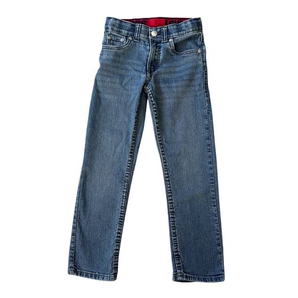 Levi's 511 Straight Leg Medium Wash Jeans Boys Size 7 - Picture 1 of 6